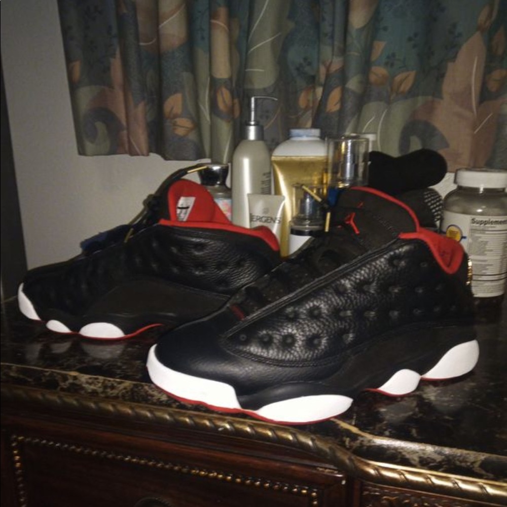 Retro Jordan Bred 13 low  size 10